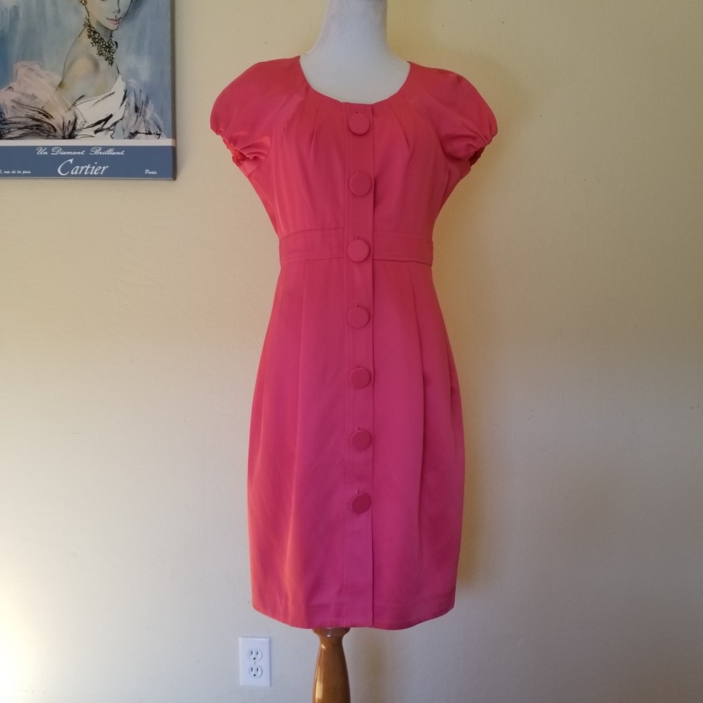 Tibi Hot Pink Dress Size 6